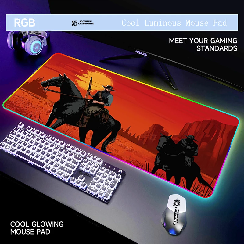 RGB Mouse Mats Computer Pad Red Dead Redemption Rug Gamer Accessories Large Gaming Ковер Backlight Mausepad Carpet Tapis Souris
RGB Mouse Mats Computer Pad Red Dead Redemption Rug Gamer Accessories Large Gaming Ковер Backlight Mausepad Carpet Tapis Souris