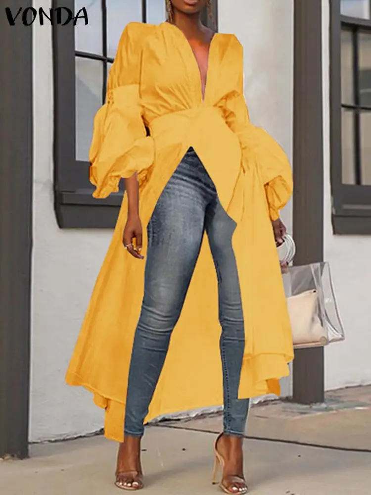 Y2K Fashion Blouse Women Long Sleeve Blouse Shirts VONDA 2022 Female Tunic Tops Blusa Fashion Long Shirt Irregular Party Chemise
Y2K Fashion Blouse Women Long Sleeve Blouse Shirts VONDA 2022 Female Tunic Tops Blusa Fashion Long Shirt Irregular Party Chemise
