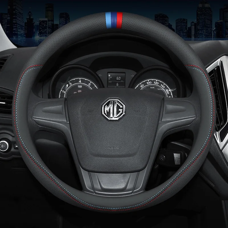 For MG ZS 3 5 6 HS EV MG3 3SW MG5 MG6 MG7 ZR EHS GT EZS 2022 2023 2021 Carbon Fiber Leather Car Steering Wheel Cover Accessories
For MG ZS 3 5 6 HS EV MG3 3SW MG5 MG6 MG7 ZR EHS GT EZS 2022 2023 2021 Carbon Fiber Leather Car Steering Wheel Cover Accessories