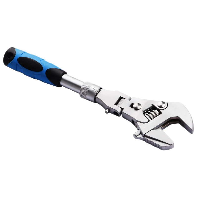 10Inch Ratchet Adjustable Wrench 5-In-1 Torque Wrench Can Rotate And Fold 180 Degrees Pipe Telescopic Wrench Repair Tool
10Inch Ratchet Adjustable Wrench 5-In-1 Torque Wrench Can Rotate And Fold 180 Degrees Pipe Telescopic Wrench Repair Tool