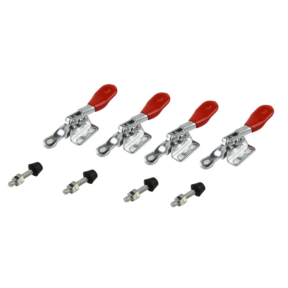 4pcs GH201A Horizontal Vertical Toggle Clamp 27KG Quick-Release Tool Horizontal Clamps Hand Heavy Duty Tooling Accessories
4pcs GH201A Horizontal Vertical Toggle Clamp 27KG Quick-Release Tool Horizontal Clamps Hand Heavy Duty Tooling Accessories