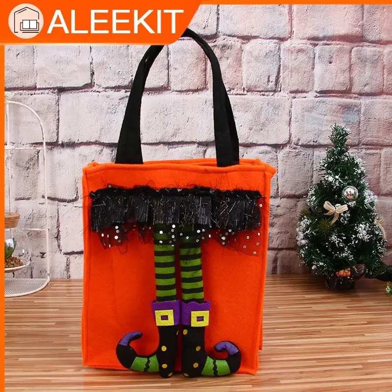 Halloween Kids Candy Bag Orange Green Tote Bag Halloween Ghost Festival Portable Non-woven Bag Elf Candy Bag Children Gift Bag
Halloween Kids Candy Bag Orange Green Tote Bag Halloween Ghost Festival Portable Non-woven Bag Elf Candy Bag Children Gift Bag