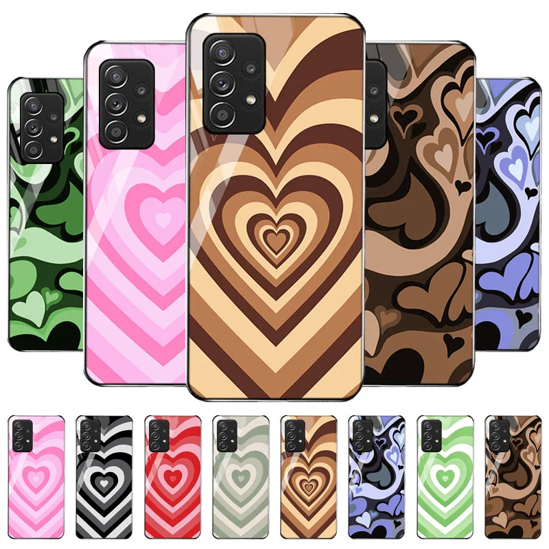 Heart Circle Case For Samsung A52 A51 A50 Case Tempered Glass A72 A71 A70 M31 A52S A60 A50S A30S M52 M20 M10 M40S M02 Funda 
Heart Circle Case For Samsung A52 A51 A50 Case Tempered Glass A72 A71 A70 M31 A52S A60 A50S A30S M52 M20 M10 M40S M02 Funda
