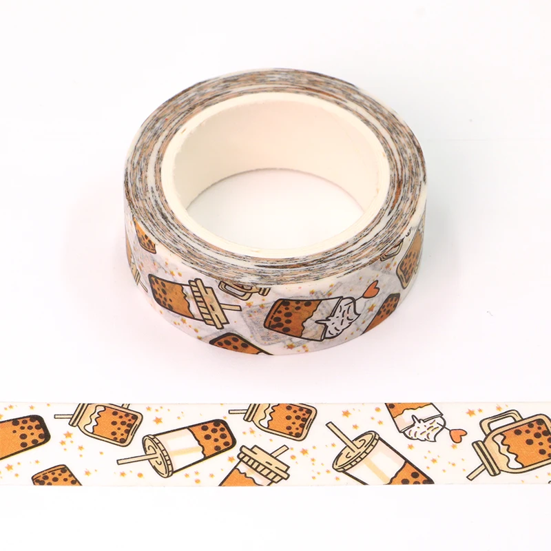 2022 NEW 10pcs/Lot t Bubble Tea White cup of coffee Washi Tape Scrapbooking Stationery Office Supply Masking Tape 15MM*10M
2022 NEW 10pcs/Lot t Bubble Tea White cup of coffee Washi Tape Scrapbooking Stationery Office Supply Masking Tape 15MM*10M