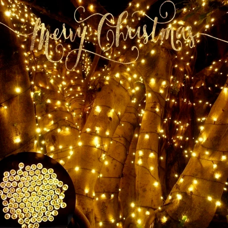 Solar String Lights Led Warm White Waterproof Outdoor Around The Tree Festival Wedding Decoration Waterfall Starry Lights.
Solar String Lights Led Warm White Waterproof Outdoor Around The Tree Festival Wedding Decoration Waterfall Starry Lights.