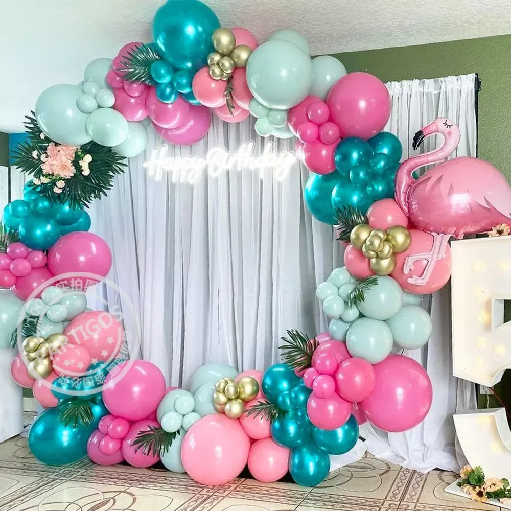 128pcs Summer Tropical Flamingo Hawaiian Party Balloon Garland Hot Pink Teal Globos Aloha Party Decoration Kids Birthday Supplie
128pcs Summer Tropical Flamingo Hawaiian Party Balloon Garland Hot Pink Teal Globos Aloha Party Decoration Kids Birthday Supplie