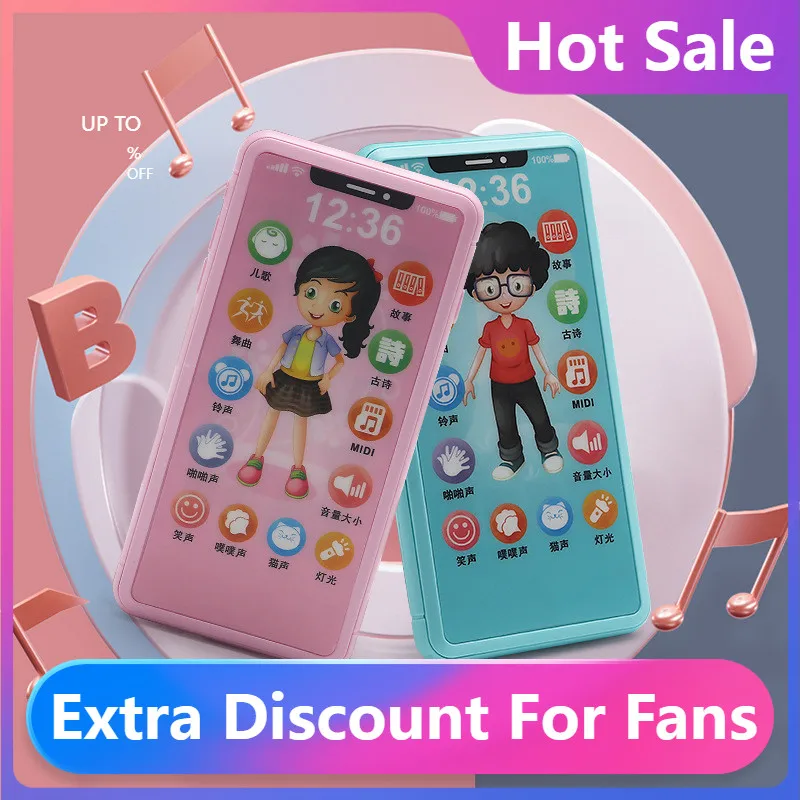 Fashion New Touch Screen Mobile Phone Toy Multi-function Simulation Children Puzzle Early Education Mobile Phone Baby Vocal Toys
Fashion New Touch Screen Mobile Phone Toy Multi-function Simulation Children Puzzle Early Education Mobile Phone Baby Vocal Toys