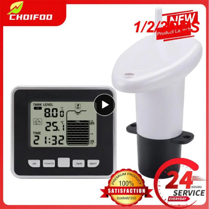 1/2/3PCS Ultrasonic Wireless Water Tank Liquid Depth Level Meter Sensor with Temperature Display with 3.3 Inch LED Display
1/2/3PCS Ultrasonic Wireless Water Tank Liquid Depth Level Meter Sensor with Temperature Display with 3.3 Inch LED Display