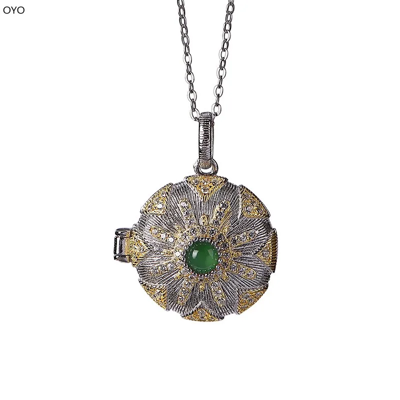 100%s25 Sterling Silver gold-plated natural jade pendant personalized fashion European and American temperament women's gawu box
100%s25 Sterling Silver gold-plated natural jade pendant personalized fashion European and American temperament women's gawu box