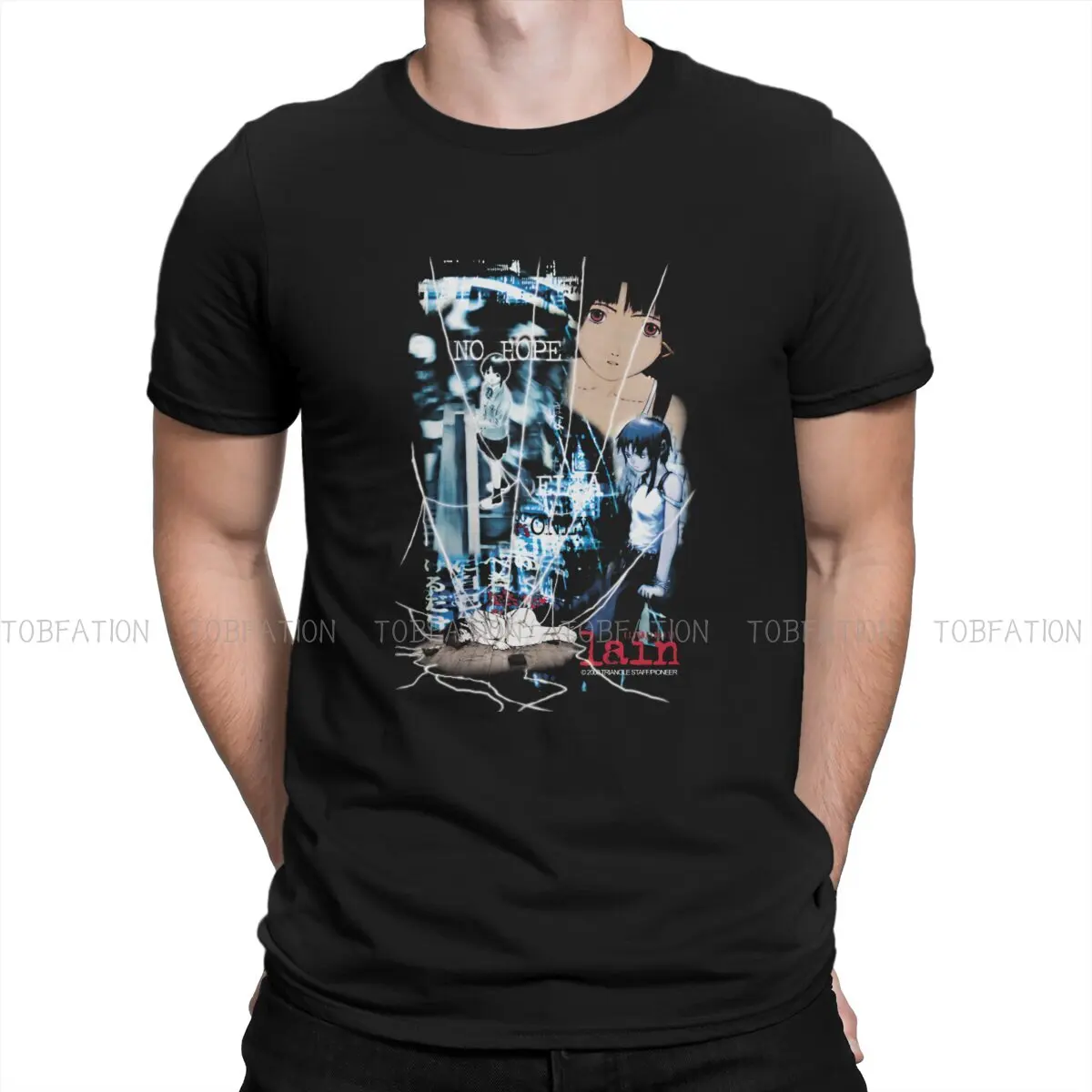 Classic Round Collar TShirt Serial Experiments Lain Anime Pure Cotton Original T Shirt Men Tops Individuality Oversized
Classic Round Collar TShirt Serial Experiments Lain Anime Pure Cotton Original T Shirt Men Tops Individuality Oversized