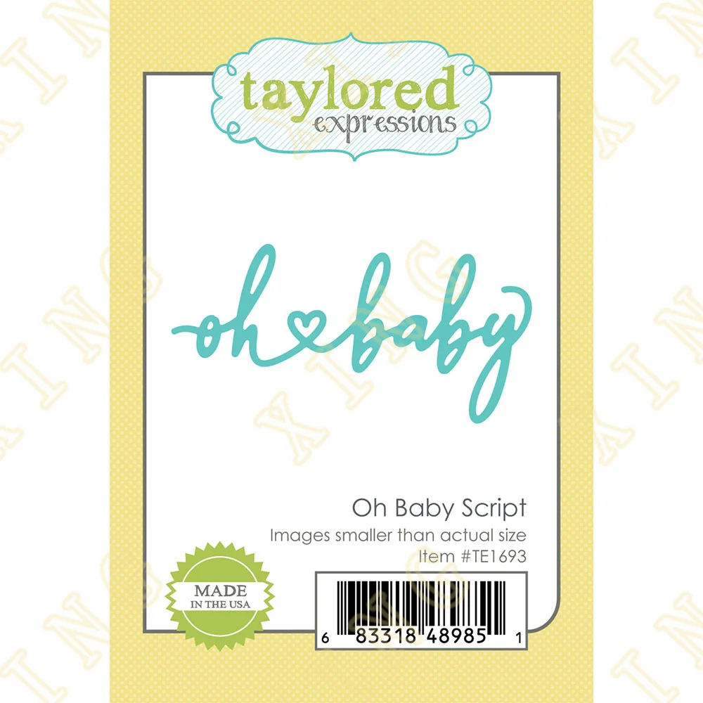 2022 New Oh Baby Script Metal Cutting Dies for Diy Scrapbooking Crafts Stencils Maker Photo Album Template Handmade Decoration
2022 New Oh Baby Script Metal Cutting Dies for Diy Scrapbooking Crafts Stencils Maker Photo Album Template Handmade Decoration