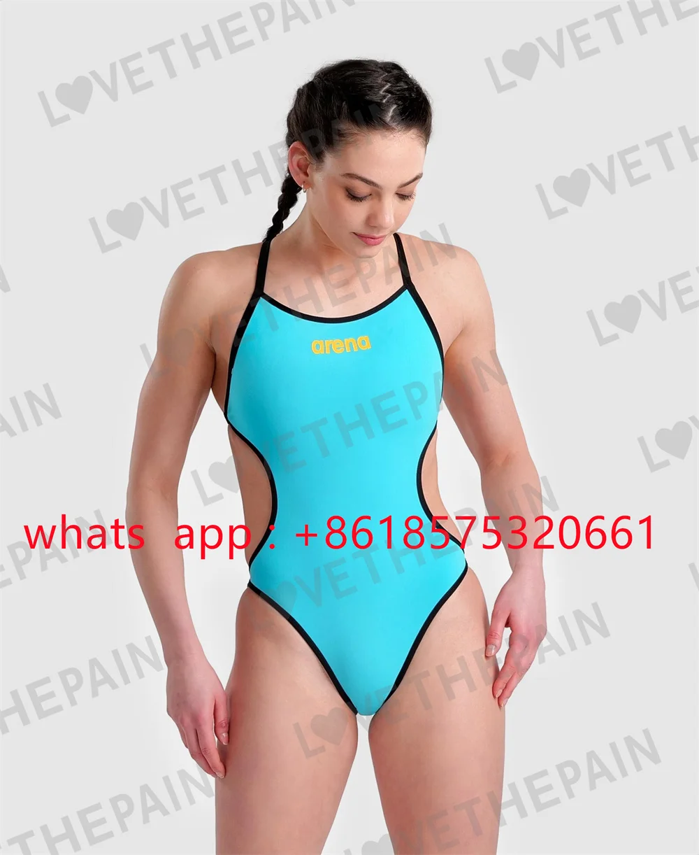 Women Sexy High Waist Swimming Long Shoulder Strap Open Back Training Swimwear Fitness Race Swimming Swimsuit Bikini Beach Wear
Women Sexy High Waist Swimming Long Shoulder Strap Open Back Training Swimwear Fitness Race Swimming Swimsuit Bikini Beach Wear