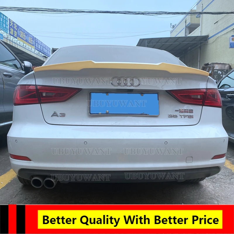 For Audi A3 Sedan 2014-2019 Black Soft Car Rear Roof Trunk Spoiler Rear Wing Lip Trim Spoiler ABS Glossy Black
For Audi A3 Sedan 2014-2019 Black Soft Car Rear Roof Trunk Spoiler Rear Wing Lip Trim Spoiler ABS Glossy Black