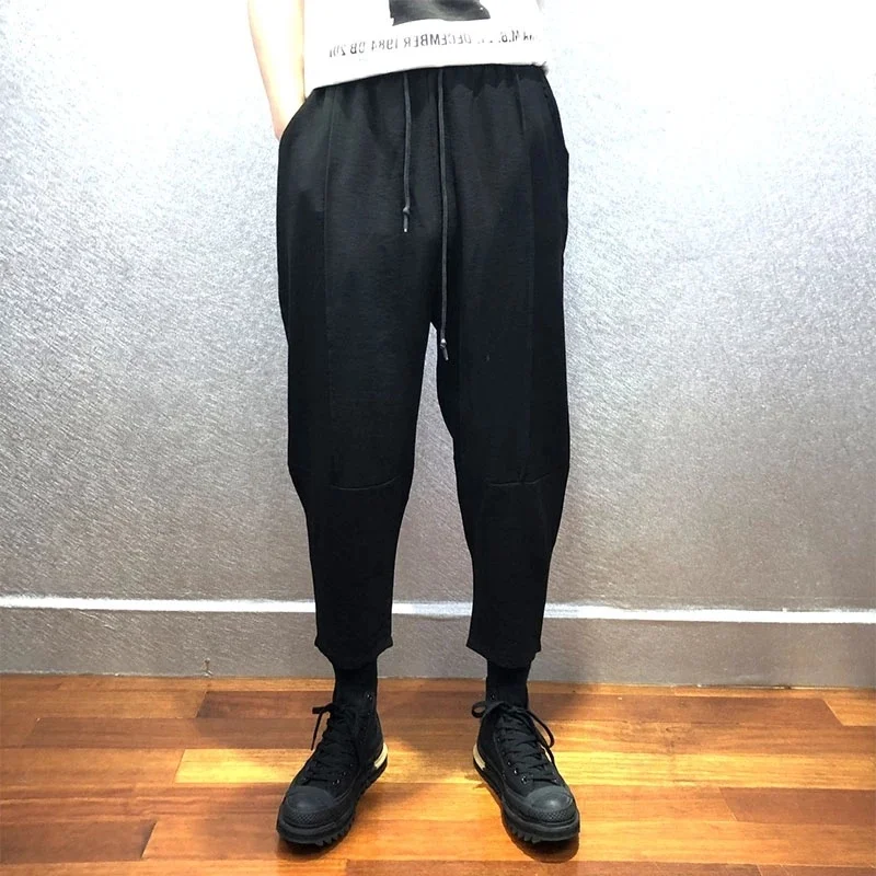 Men's Slim Fit Loose Cut Dark Black Full Color With Cotton Hemp Thin Handsome Wide Leg Trend Pants
Men's Slim Fit Loose Cut Dark Black Full Color With Cotton Hemp Thin Handsome Wide Leg Trend Pants