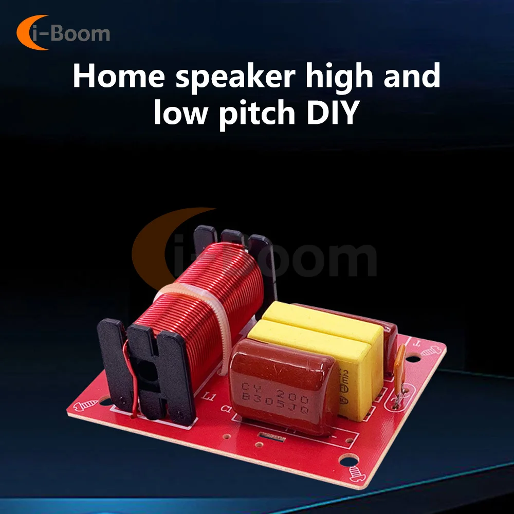 WEAH-234 80W 2 Way Speaker Frequency Divider Audio Treble Bass Crossover Filter HIFI Speakers Car Home Audio DIY Modification
WEAH-234 80W 2 Way Speaker Frequency Divider Audio Treble Bass Crossover Filter HIFI Speakers Car Home Audio DIY Modification