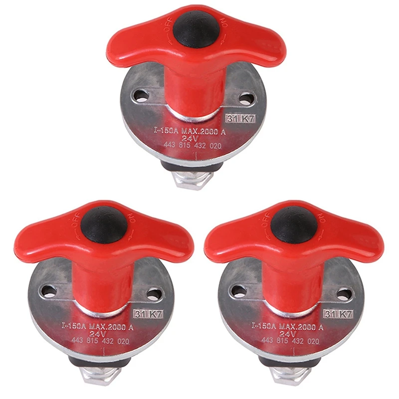 3X 150A-250A WH-A007 Car Battery Switch Battery Disconnect Kill Cut Off Switch For Car Boat Battery Disconnect Switch
3X 150A-250A WH-A007 Car Battery Switch Battery Disconnect Kill Cut Off Switch For Car Boat Battery Disconnect Switch
