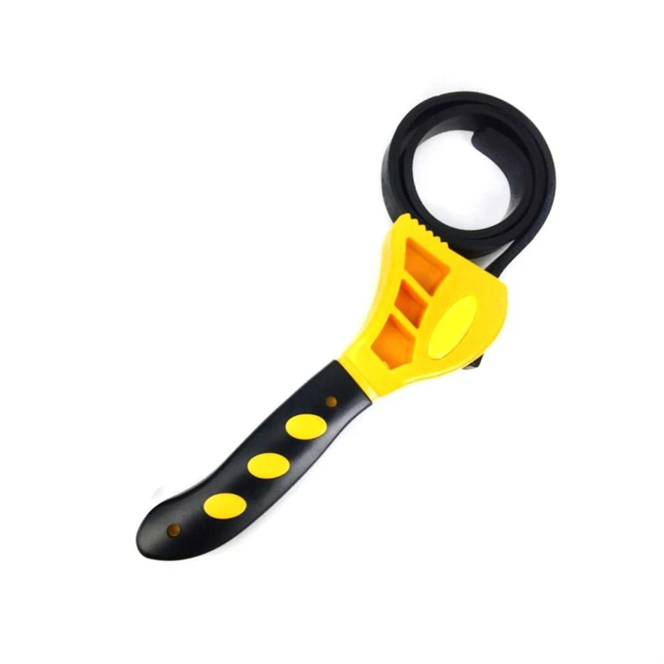 Multifunctional Rubber Belt Wrench with Adjustable Rubber Strap Bottle Opener Auto Oil Filter Car Spanner Set Hand Tool
Multifunctional Rubber Belt Wrench with Adjustable Rubber Strap Bottle Opener Auto Oil Filter Car Spanner Set Hand Tool