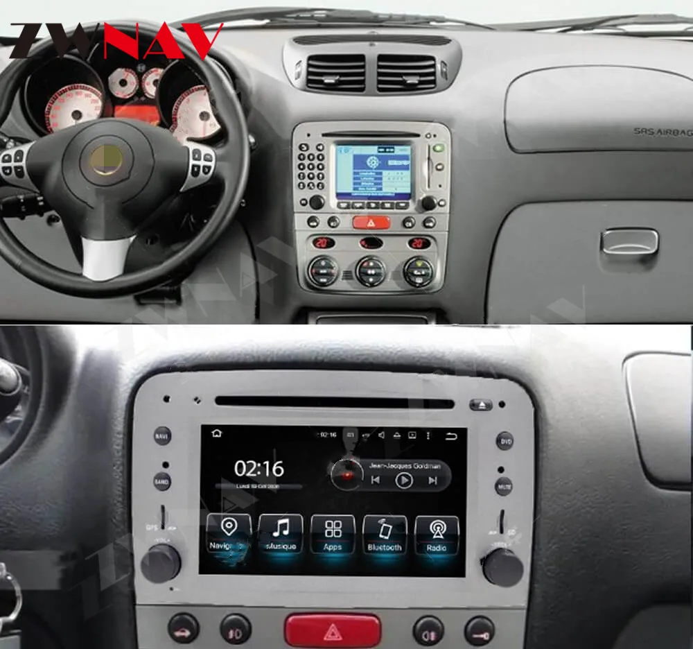 Android 10 для Alfa Romeo 147 2005 /GT 2007 Carplay 8 Core DSP IPS экран Автомобильный мультимедийный телефон
Android 10 для Alfa Romeo 147 2005 /GT 2007 Carplay 8 Core DSP IPS экран Автомобильный мультимедийный телефон