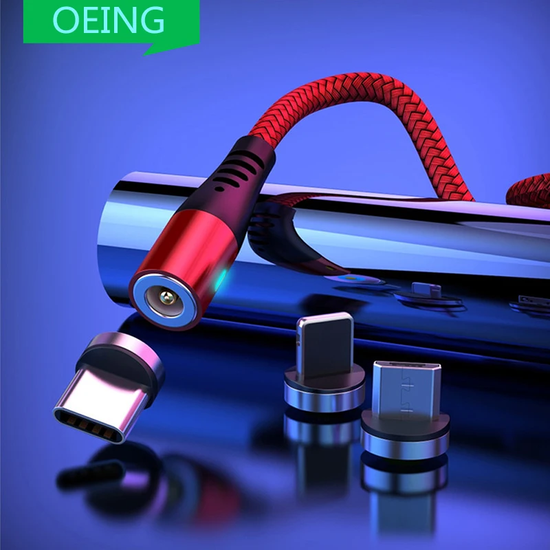 OEING Magnetic Micro USB Type C Cable For iPhone 12 13 Pro Xs Samsung S10 S7 1M 2M Xiaomi Super Fast Charging Mobile Phone Cable
OEING Magnetic Micro USB Type C Cable For iPhone 12 13 Pro Xs Samsung S10 S7 1M 2M Xiaomi Super Fast Charging Mobile Phone Cable