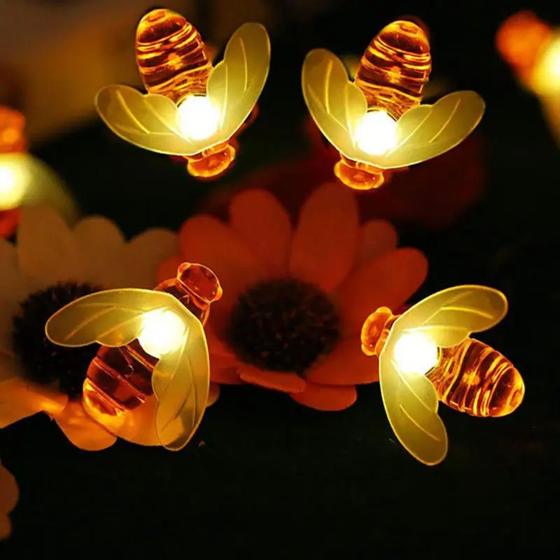 1pc LED Solar Bee Light String Waterproof Outdoor Courtyard Yard Lantern Camping Night Light Lawn Party Decor Garden Accessories
1pc LED Solar Bee Light String Waterproof Outdoor Courtyard Yard Lantern Camping Night Light Lawn Party Decor Garden Accessories