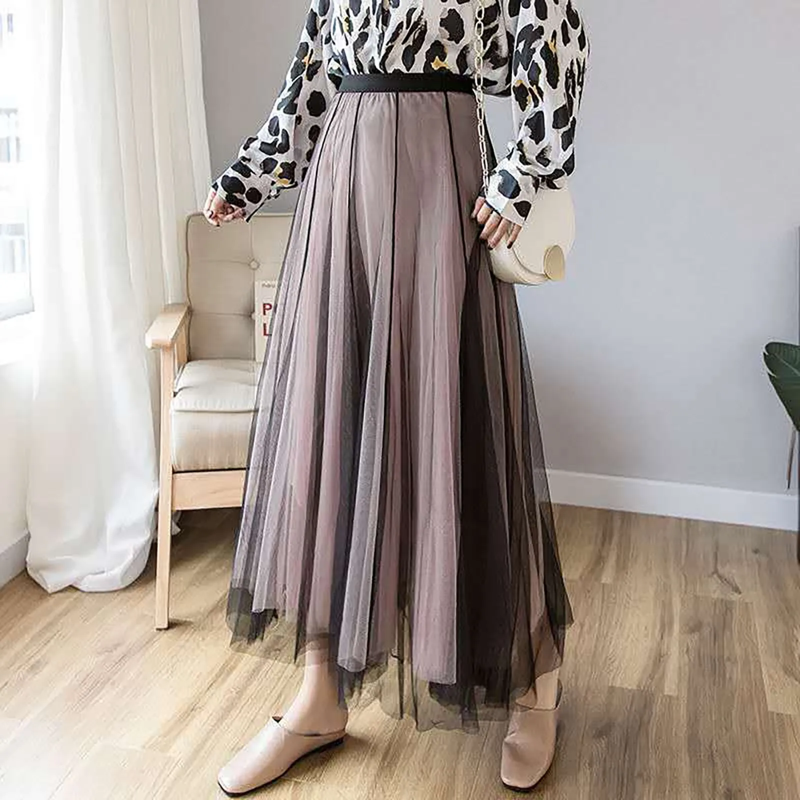 Women's Mesh Skirt Large Swing A Line Yarn Skirt Mid Length Pleated High Waist Puffy Fairy Skirt Womens Skirts
Women's Mesh Skirt Large Swing A Line Yarn Skirt Mid Length Pleated High Waist Puffy Fairy Skirt Womens Skirts