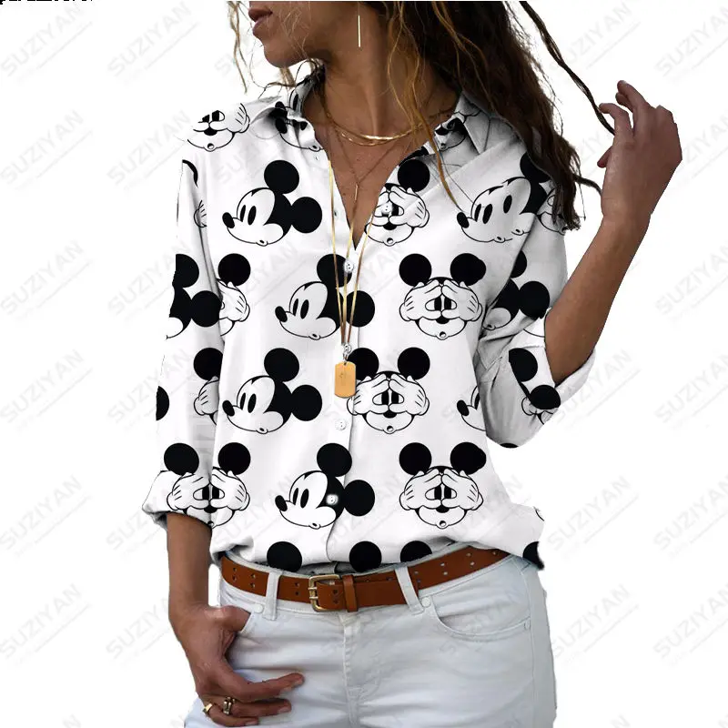 2023 New Disney Temperament Top Women's Shirt Long Casual Harajuku Elegant Slim Fit Cardigan Oversized 3D Printed Apparel XS-5XL
2023 New Disney Temperament Top Women's Shirt Long Casual Harajuku Elegant Slim Fit Cardigan Oversized 3D Printed Apparel XS-5XL