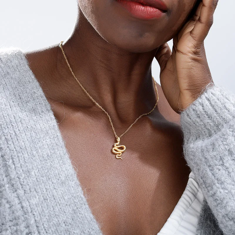 Cross Border Hot Selling New Snake, Cobra Pendant, Men's And Women's Necklace, Europe And America
Cross Border Hot Selling New Snake, Cobra Pendant, Men's And Women's Necklace, Europe And America