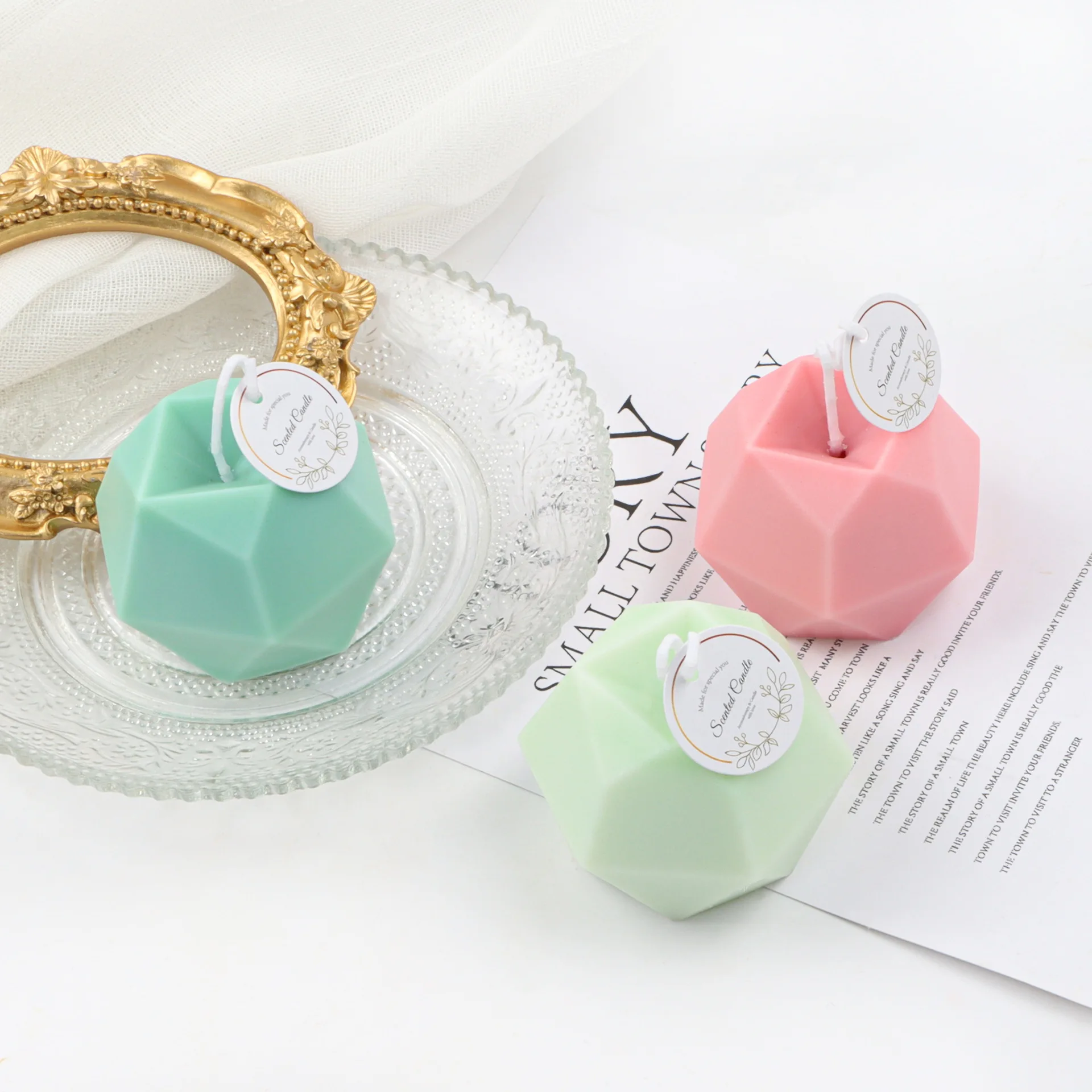New Candle Molds for Candle Making Geometric Cut Ball Silicone Molds Diy Plaster Mold Soap Mold Diamond Sphere Resin Mold
New Candle Molds for Candle Making Geometric Cut Ball Silicone Molds Diy Plaster Mold Soap Mold Diamond Sphere Resin Mold