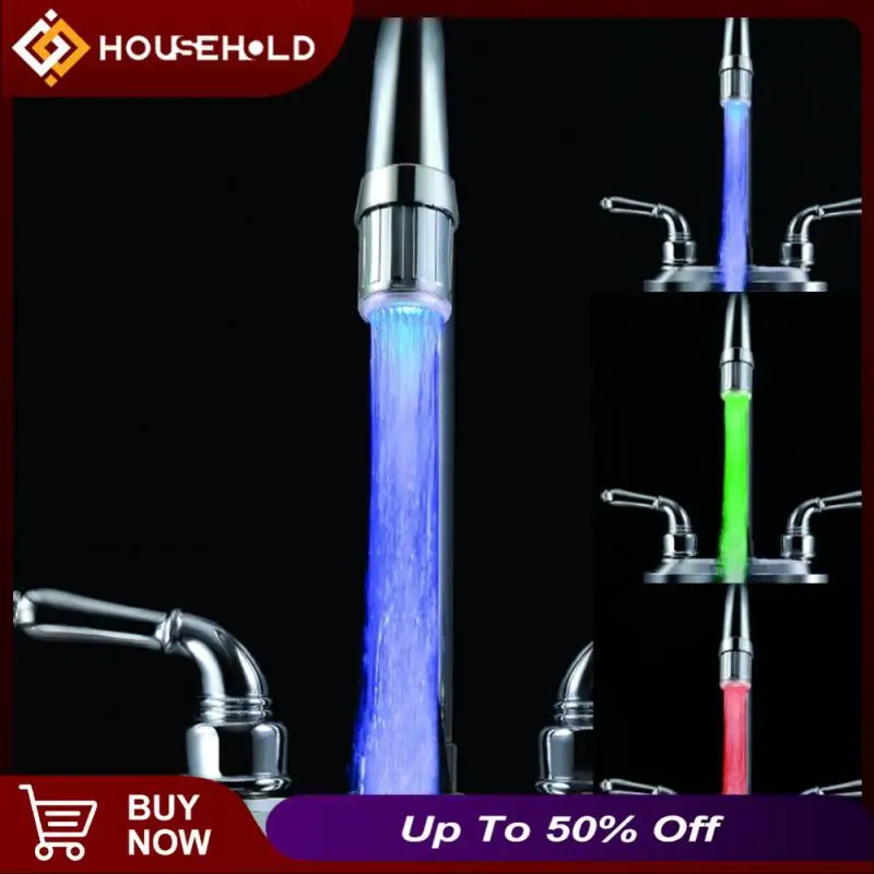 LED light Faucet 3/7 colors Temperature Sensitive sensor kitchen bathroom Home Faucet Replacement Parts
LED light Faucet 3/7 colors Temperature Sensitive sensor kitchen bathroom Home Faucet Replacement Parts