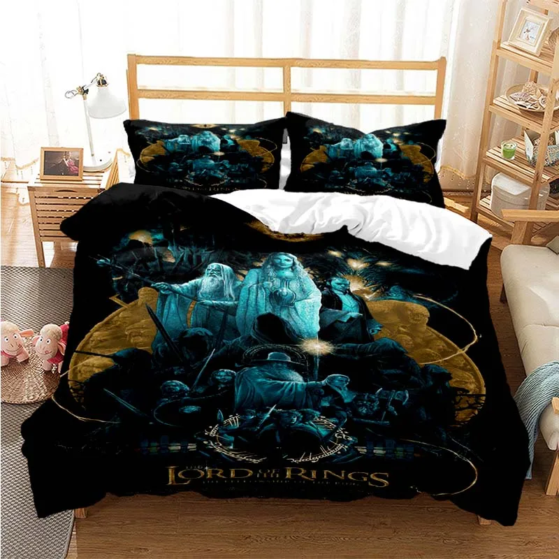 Movie Magic Rings Duvet Cover Sets Pillowcase Bedding Set Kids Children Princess Gift Single Queen King Size Bed Linen
Movie Magic Rings Duvet Cover Sets Pillowcase Bedding Set Kids Children Princess Gift Single Queen King Size Bed Linen