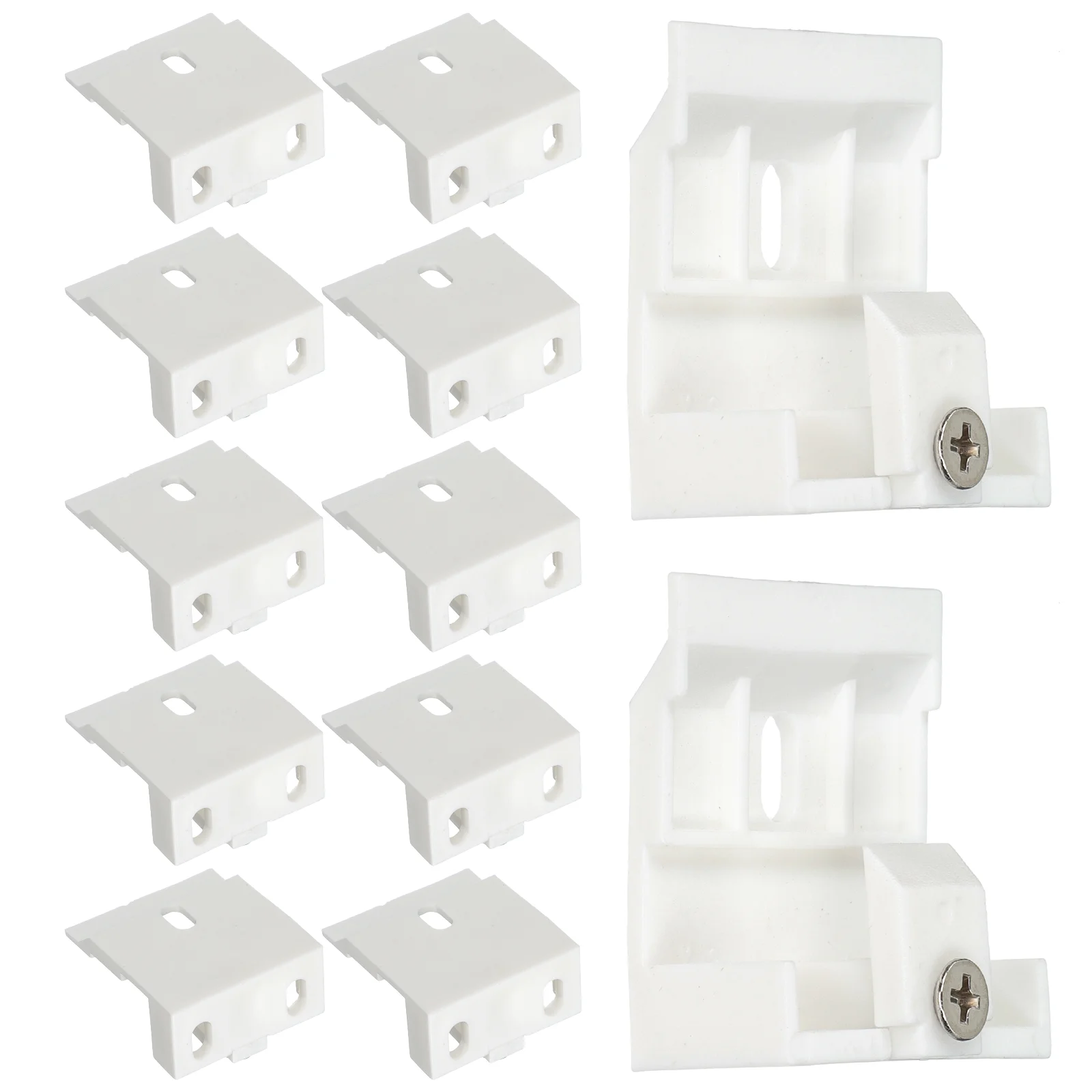 10 Pcs Curtain Mount Supports Clip Bathroom Holders Cordless Window Shades Wall Mounted Bracket Plastic Pleated
10 Pcs Curtain Mount Supports Clip Bathroom Holders Cordless Window Shades Wall Mounted Bracket Plastic Pleated