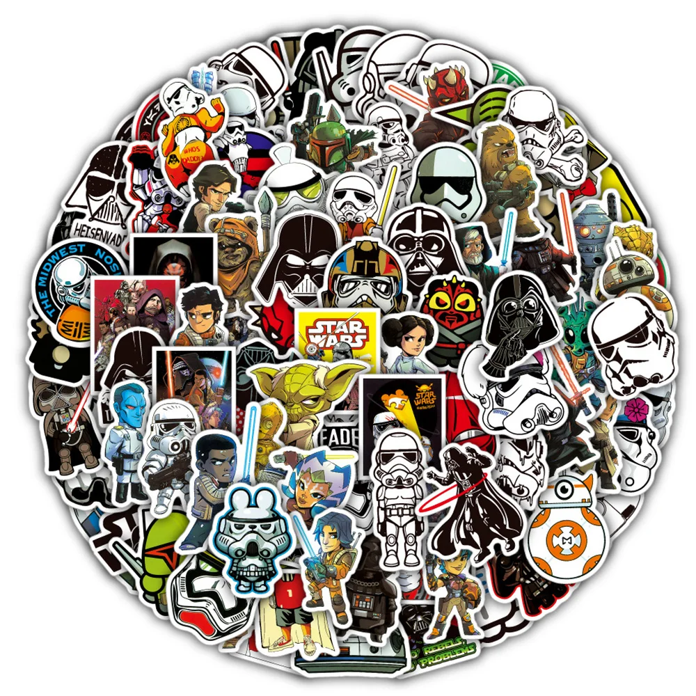 10/30/50/100pcs Disney Movies Star Wars Stickers Decals DIY Skateboard Laptop Motorcycle Car Cool Cartoon Sticker for Kids Toy
10/30/50/100pcs Disney Movies Star Wars Stickers Decals DIY Skateboard Laptop Motorcycle Car Cool Cartoon Sticker for Kids Toy