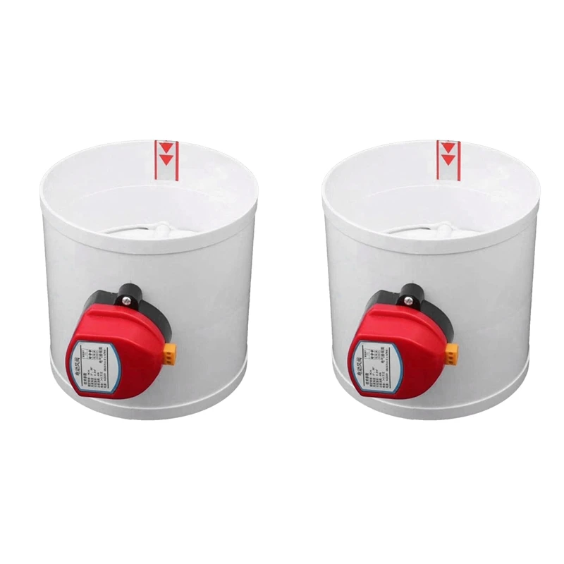 2Pcs 160Mm Air Damper Valve Electric Motorized Check Valve For 6 Inch Ventilation Solenoid Valve With Actuator 220V
2Pcs 160Mm Air Damper Valve Electric Motorized Check Valve For 6 Inch Ventilation Solenoid Valve With Actuator 220V