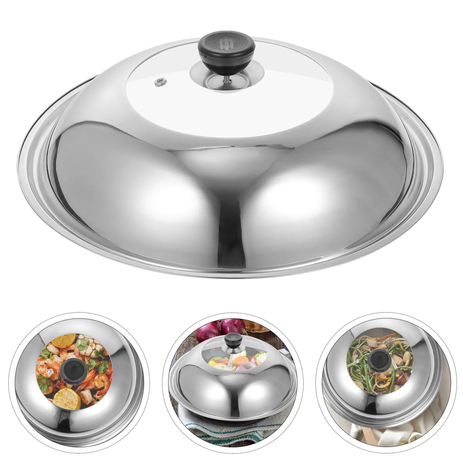 34 Cm Stainless Steel Pan Lid Casserole Cookware Hotel Supplies Pot Cover Cooking Utensils
34 Cm Stainless Steel Pan Lid Casserole Cookware Hotel Supplies Pot Cover Cooking Utensils