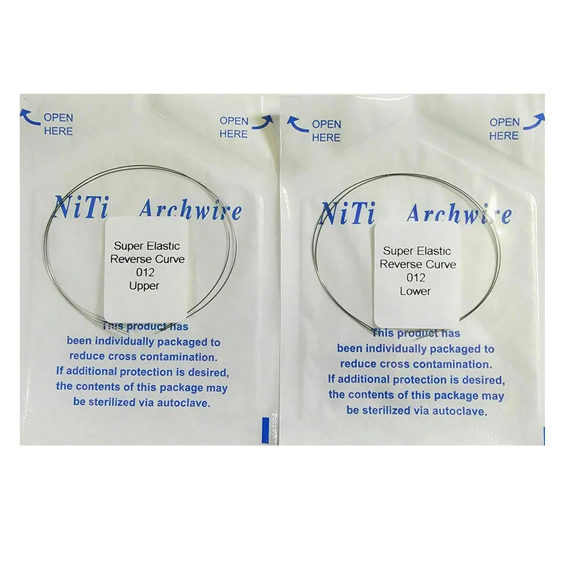 012 Dental NITI Arch провода супер эластичная обратная кривая круглая проволока 2 шт./упак. Верхняя Нижняя
012 Dental NITI Arch провода супер эластичная обратная кривая круглая проволока 2 шт./упак. Верхняя Нижняя