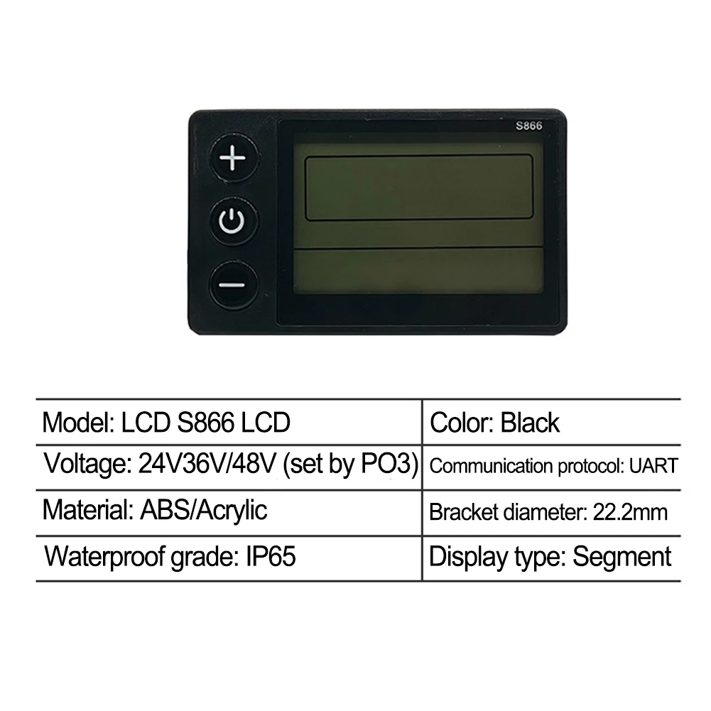 Part Controller Suite S866 Power Scooter Sensor Speed Display Used For 500W 22A Electric Bicycle Instrument LCD
Part Controller Suite S866 Power Scooter Sensor Speed Display Used For 500W 22A Electric Bicycle Instrument LCD
