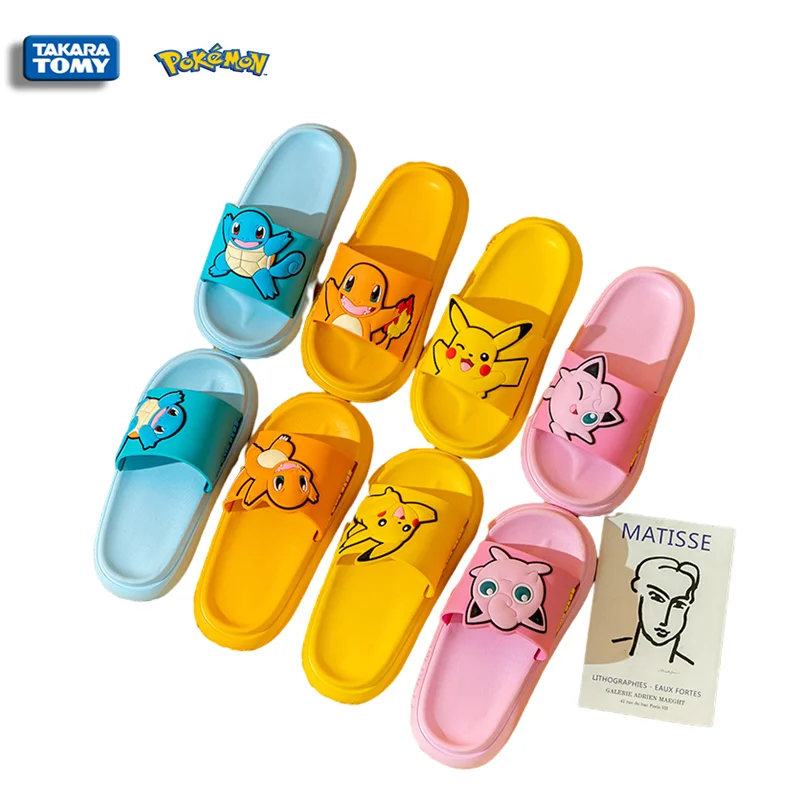 Pokemon Gengar Jigglypuff Charmander Squirtle Pikachu Slippers Sandals Flip-flops Anime Kawaii EVA Home Summer Shoes Kids Gifts
Pokemon Gengar Jigglypuff Charmander Squirtle Pikachu Slippers Sandals Flip-flops Anime Kawaii EVA Home Summer Shoes Kids Gifts