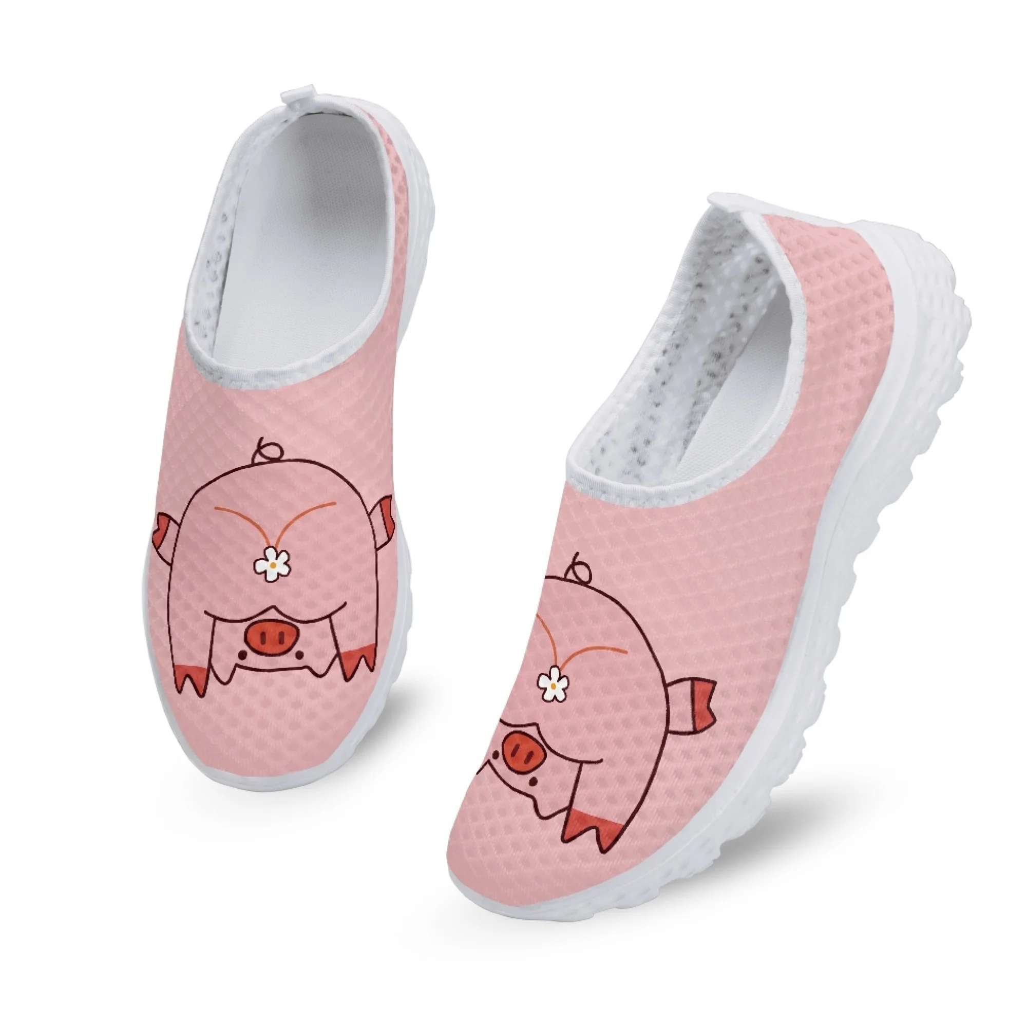 Yikeluo Summer Breathable Mesh Casual Sneakers Women Shoes Pink Pig Pattern Print Women Flat Shoes Lightweight Slip-on Loafers
Yikeluo Summer Breathable Mesh Casual Sneakers Women Shoes Pink Pig Pattern Print Women Flat Shoes Lightweight Slip-on Loafers
