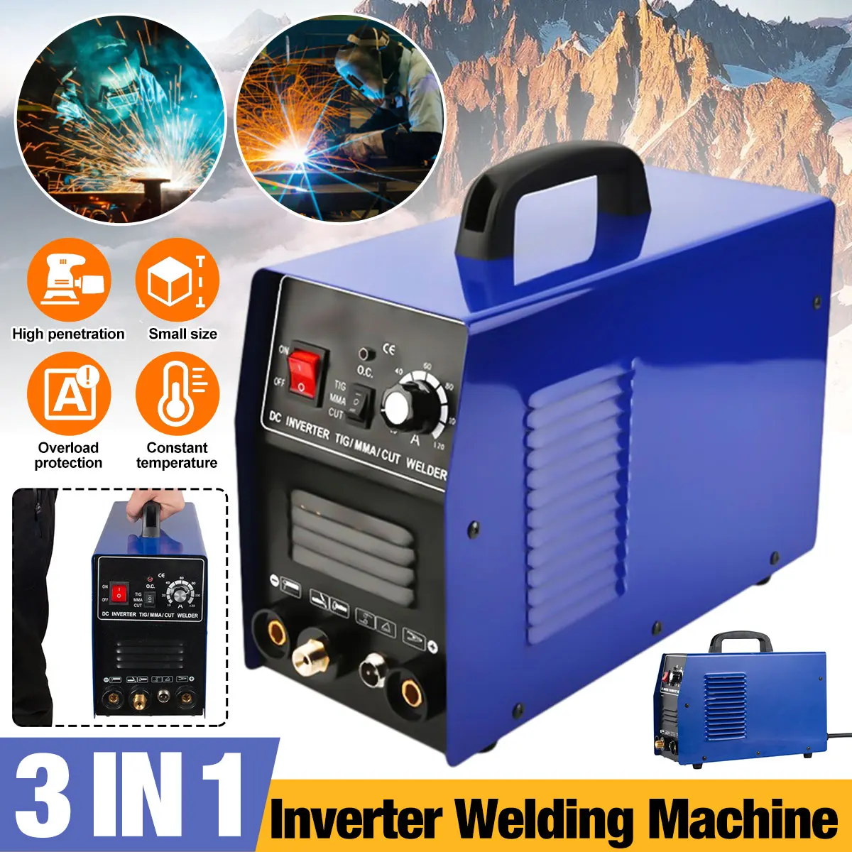 220V MMA/TIG/ARC 3 IN 1 Plasma Cutter IGBT Single 30A Phase Plasma Cutting Machine CT312 8mm Clean Cut Great To Cut All Steel
220V MMA/TIG/ARC 3 IN 1 Plasma Cutter IGBT Single 30A Phase Plasma Cutting Machine CT312 8mm Clean Cut Great To Cut All Steel