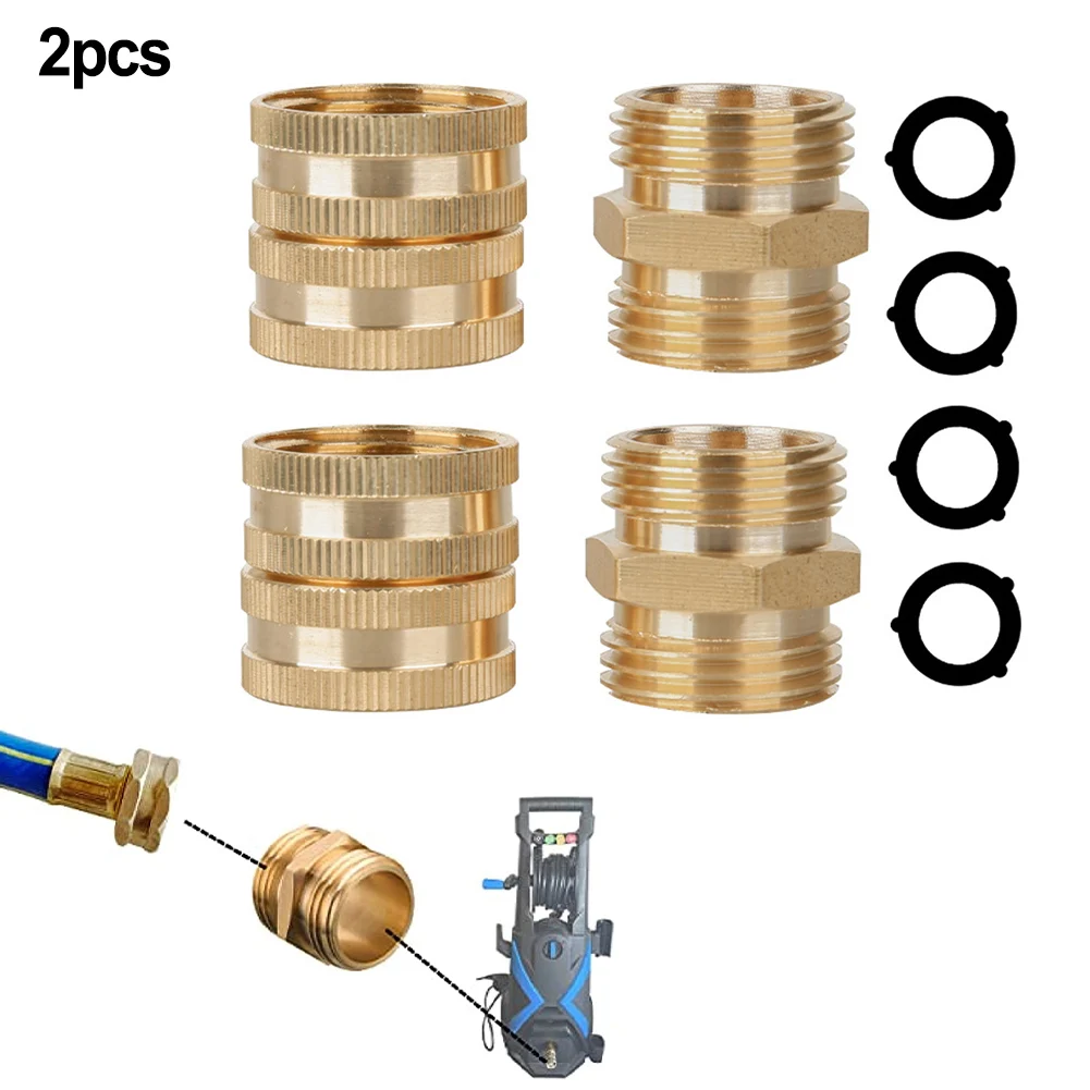 Brass Tap Quick Connecter Male To Male Female To Female 3/4'' Hose Coupling Adapter Garden Tubing Repair Watering Gun Fittings
Brass Tap Quick Connecter Male To Male Female To Female 3/4'' Hose Coupling Adapter Garden Tubing Repair Watering Gun Fittings