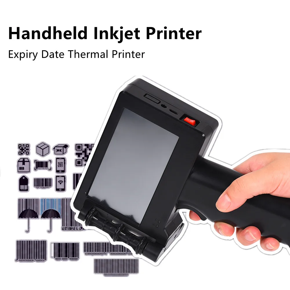 Portable Printer Mini Thermal Printer QR Code Printer Expiry Date Time Batch Number Logo Bar Code Handheld Inkjet Printer Gun
Portable Printer Mini Thermal Printer QR Code Printer Expiry Date Time Batch Number Logo Bar Code Handheld Inkjet Printer Gun