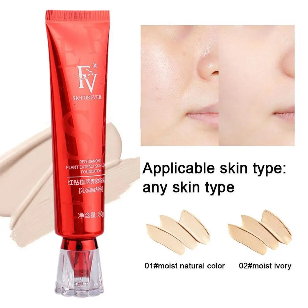 FV Foundation Red Base Liquid Cream Face Coverage Oil-control Makeup Waterproof Soft Long-lasting Face Professional 30ML
FV Foundation Red Base Liquid Cream Face Coverage Oil-control Makeup Waterproof Soft Long-lasting Face Professional 30ML