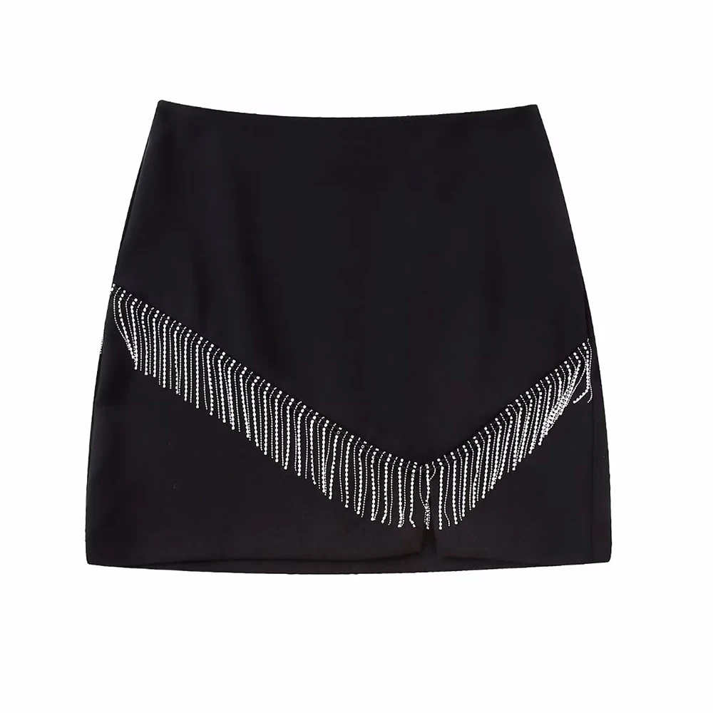 PB&ZA Mini Skirt Women's Fashion 2022 New Chic High Waist Solid TASSEL Office Lady A-line Elegant Female Clothes Autumn9210988
PB&ZA Mini Skirt Women's Fashion 2022 New Chic High Waist Solid TASSEL Office Lady A-line Elegant Female Clothes Autumn9210988