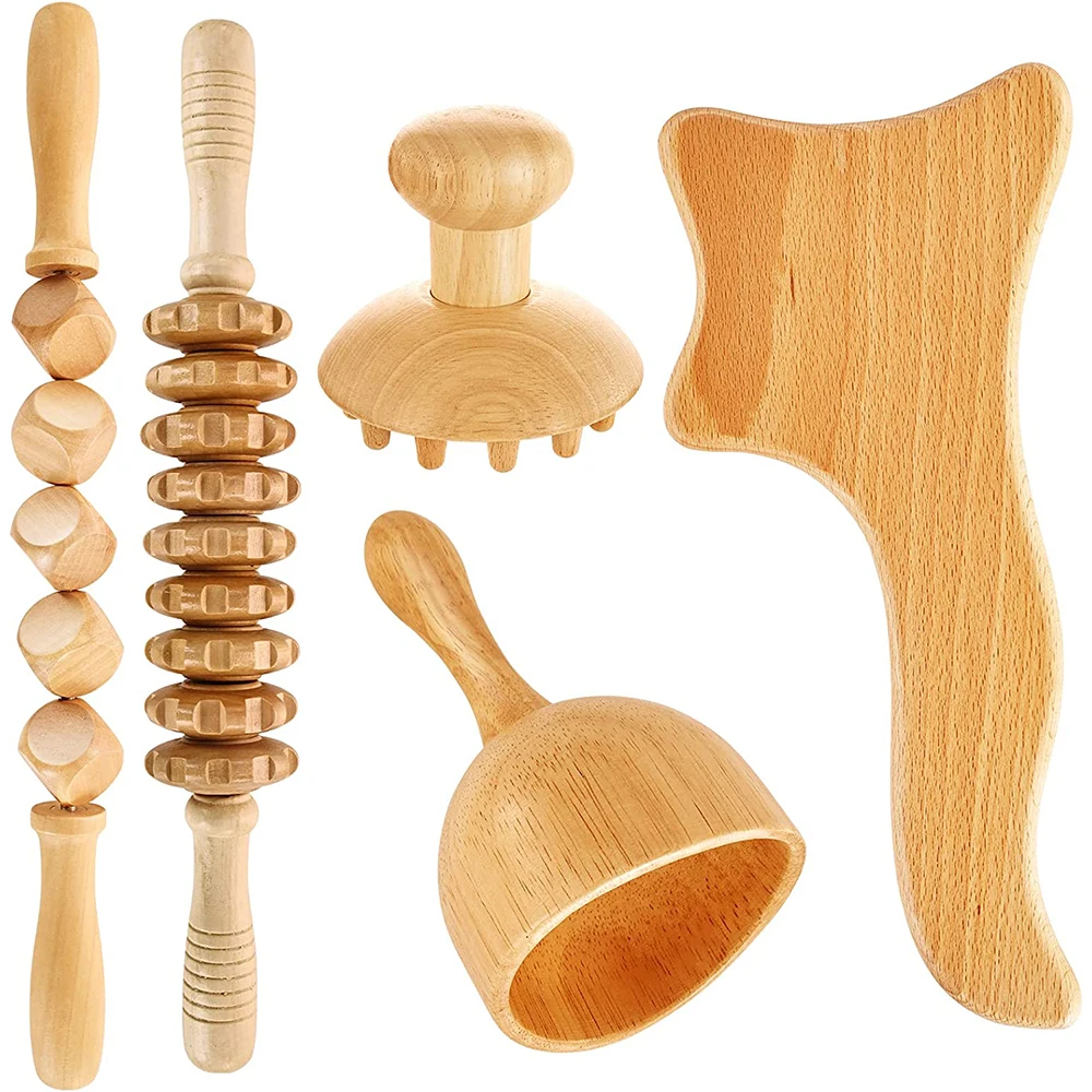 ZONGKUNG Wood Therapy Massage Stick Maderoterapia Kit Wooden Gua Sha Tools Set Lymphatic Drainage Massager Fascial Roller Stick
ZONGKUNG Wood Therapy Massage Stick Maderoterapia Kit Wooden Gua Sha Tools Set Lymphatic Drainage Massager Fascial Roller Stick