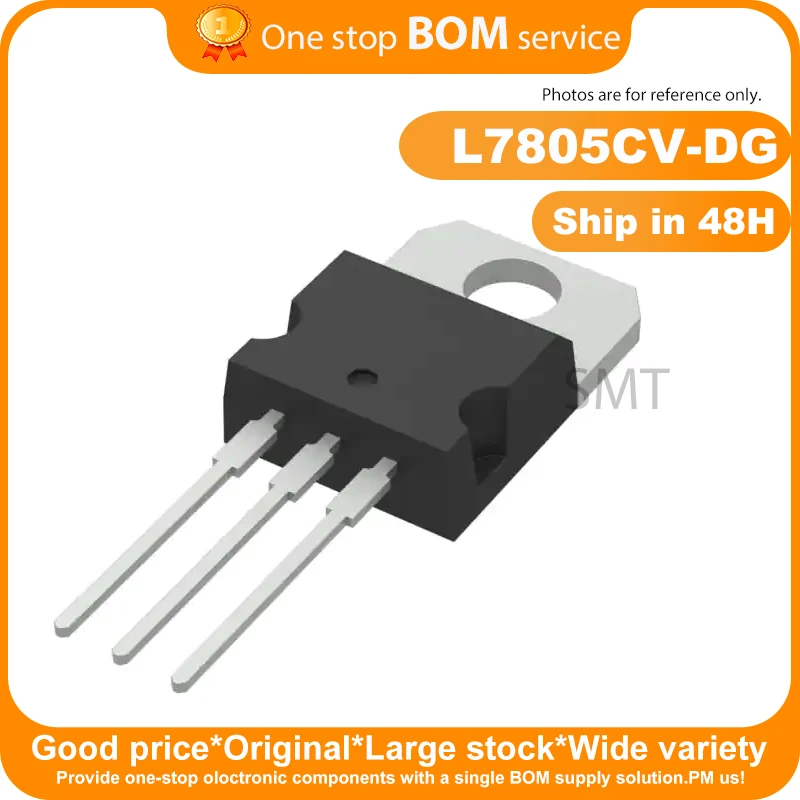 L7805CV-DG New Original, IC REG LINEAR 5V 1.5A TO220 Linear Voltage, Regulators for STMicroelectronics ,1PCS
L7805CV-DG New Original, IC REG LINEAR 5V 1.5A TO220 Linear Voltage, Regulators for STMicroelectronics ,1PCS