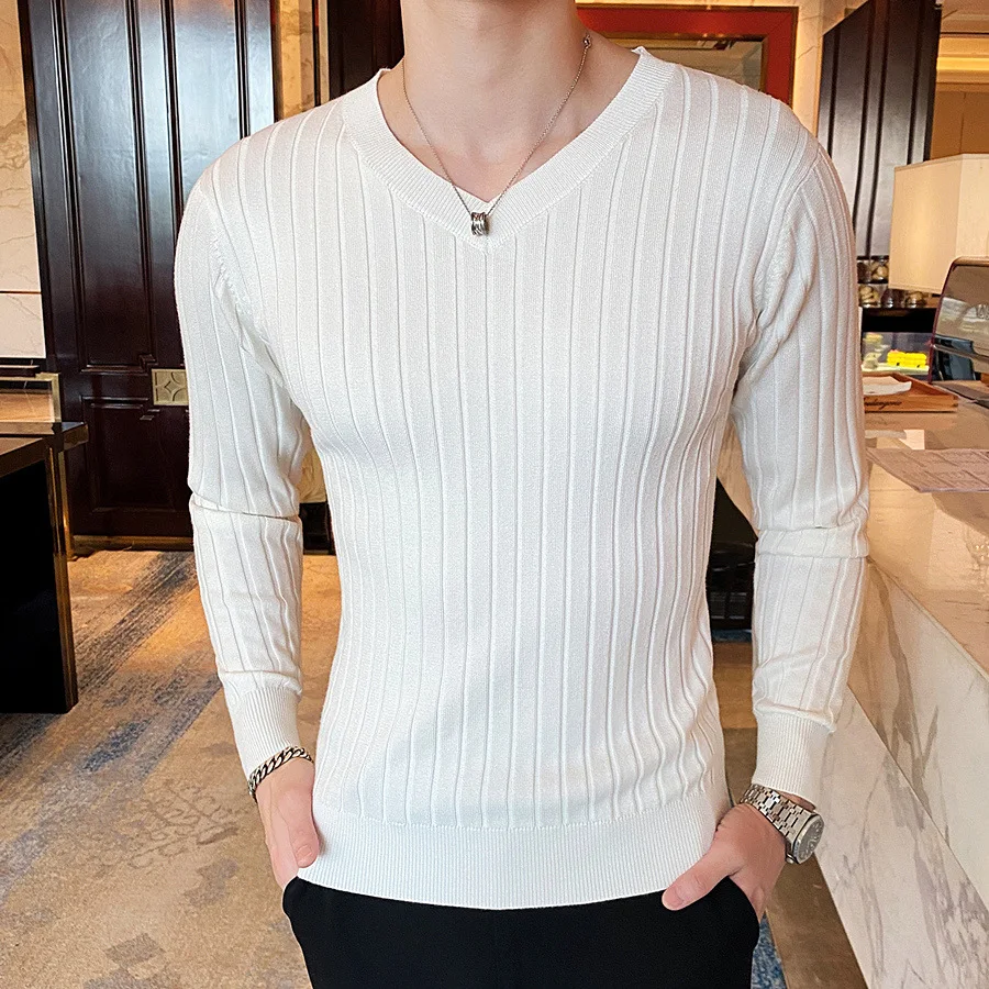 New Arrival Fashion High Elastic Long Sleeve Men Spring Autumn V-neck Computer Knitted Pullovers Casual Sweater Plus Size M-5XL
New Arrival Fashion High Elastic Long Sleeve Men Spring Autumn V-neck Computer Knitted Pullovers Casual Sweater Plus Size M-5XL