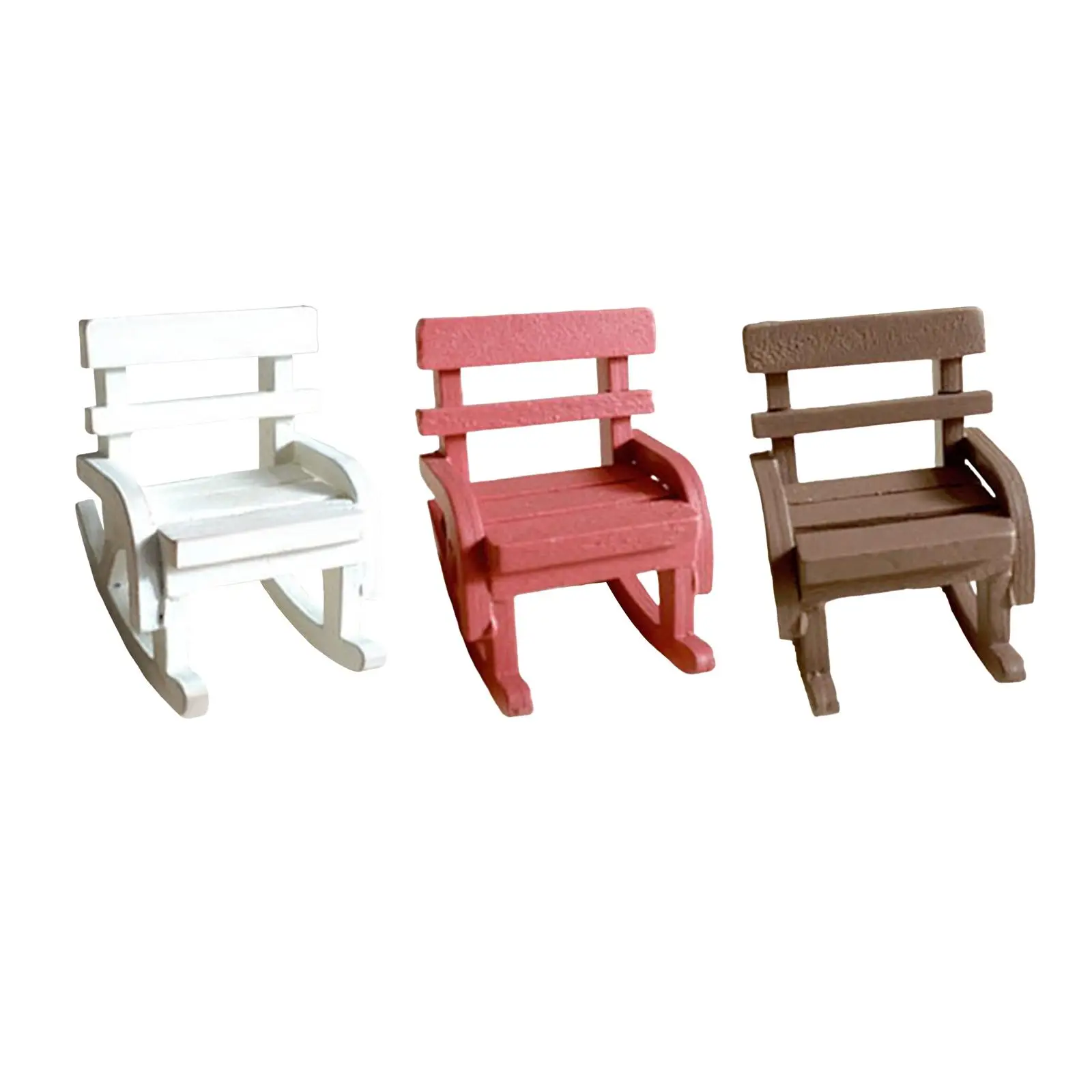 Dollhouse Wooden Chairs Handpainted DIY Crafts Dollhouse Furniture for Miniature Scene Fairy Garden Photo Props Decoration
Dollhouse Wooden Chairs Handpainted DIY Crafts Dollhouse Furniture for Miniature Scene Fairy Garden Photo Props Decoration
