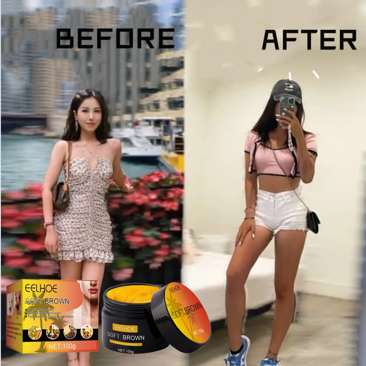 50ML Shine Brown Tanning Accelerator Cream Long Lasting Sunbed Sun Meihei Accelerated Cream Light Brown Sunbath Shower Gels
50ML Shine Brown Tanning Accelerator Cream Long Lasting Sunbed Sun Meihei Accelerated Cream Light Brown Sunbath Shower Gels