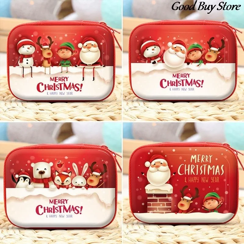 Merry Christmas Coin Purse Square Leather Ornament Mini Red Wallet Keyrings Snowman Pocket Pouch Elk Santa Claus Box Bags
Merry Christmas Coin Purse Square Leather Ornament Mini Red Wallet Keyrings Snowman Pocket Pouch Elk Santa Claus Box Bags