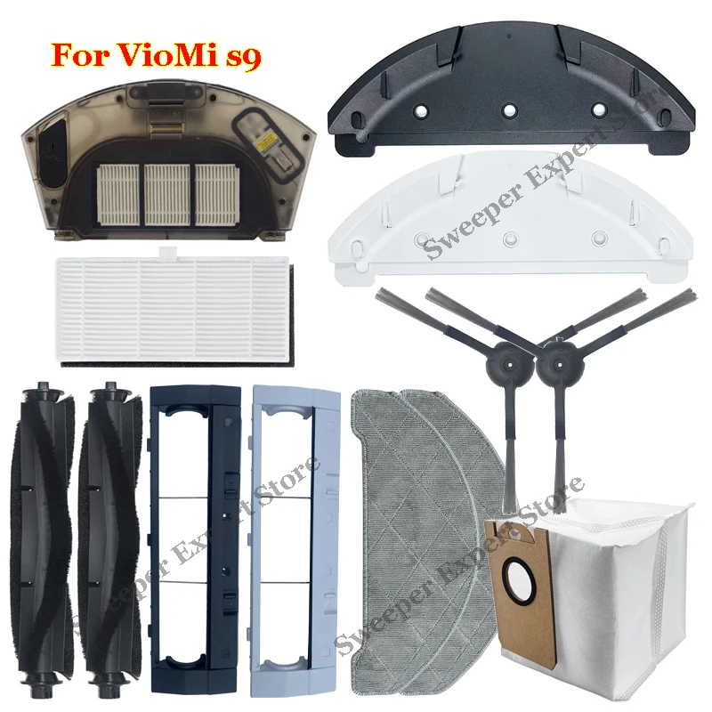 Water Tank Dust Box Main / Side Brush Hepa Filter Dust Bag Mop Cloth Accessories For VioMi s9 Robot Vacuum Cleaner Spare Parts
Water Tank Dust Box Main / Side Brush Hepa Filter Dust Bag Mop Cloth Accessories For VioMi s9 Robot Vacuum Cleaner Spare Parts